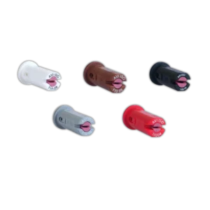 AVI 110– rozpylacz eżektorowy płaskostrumieniowy (czerwony, brązowy, szary, biały, czarny)